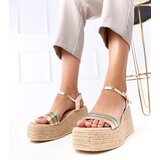  Multicolored Platform Espadrille Sandals Solora Cijene