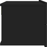 Noćni ormarić crni 40 x 30 x 30 cm od konstruiranog drva | shoptok.hr
