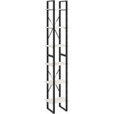 vidaXL Visoka omara bela 40x30x210 cm trdna borovina | Shoptok.si