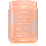EchosLine Keratin veg Mask intenzivna vlažilna maska za suhe in porozne lase z aminokislinami 1000 ml