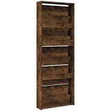 Ormarić Omarica za čevlje z ogledalom 5-nadstropna hrast 63x17x169,5 cm | Shoptok.si