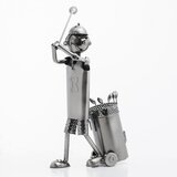  Kovinsko stojalo za vino igralec golfa | Shoptok.si
