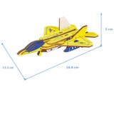  3d drvena slagalica-Žuti f-22 raptor | ePonuda.com