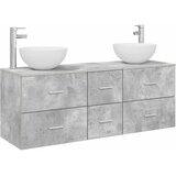  Set ormarića za kupaonicu 3 kom. Betonska siva 49,5 x 41 x 64,5 cm | Shoptok.si