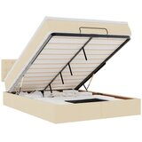  Otomanski krevet s madracem i LED krem 140x200 cm tkanine | shoptok.hr