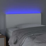  Posteljno vzglavje belo 90x5x78/88 cm umetno usnje, (20793014) | Shoptok.si