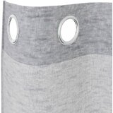 Voile zavjesa 2 pcs Tamno siva 260 x 140 cm Poliester | shoptok.hr