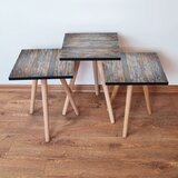 Hanah home set klub stočića 3Shp122, 3 komada, Boja hrasta | ePonuda.com