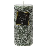 Dekordom Pillar candle paraffin leaf 15cm 880262 - Rosemary green - KMG Cene