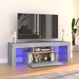 TV omarica z LED lučkami siva sonoma 120x35x40 cm, (20733142) Cene