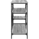  Pekarski stalak siva boja hrasta 90x40x84 cm od drva i metala | shoptok.hr