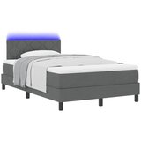  s opruga kutije Tamno siva 120 x 190 cm tkanina | shoptok.hr