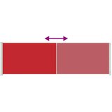  Uvlačiva bočna tenda za terasu 180 x 600 cm crvena | shoptok.hr