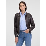 Orsay Dark brown women's faux leather jacket - Women's Cijene