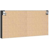  Vitrina crna 100x8,5x50 cm konstruirano drvo | shoptok.hr