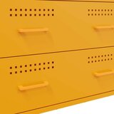 vidaXL Komoda gorčično rumena 68x39x89 cm jeklo | Shoptok.si