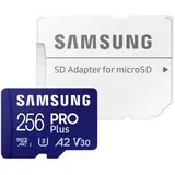 Samsung MicroSD kartica- 256GB MB-MD256SA/EU (PRO PLUSZ, USH-I, R180/W130, adapter, 256GB)