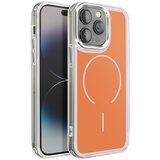 AVIZAR Ohišje MagSafe za iPhone 14 Pro Max dvomaterialna ultra ojačana zaščita, Oranžna, (5000190419) | Shoptok.si
