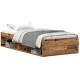  Okvir kreveta bez madraca staro drvo 75x190 cm | shoptok.hr