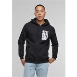 Mister Tee Men's zip-up hoodie Still Cold black