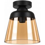  BRILAGI-LED Stropna svetiljka R GLASS 1xE27/60W/230V prečnik 15,5 cm crna/dimljeno bež Cene