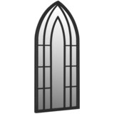  Ogledalo crno 100 x 45 cm željezno za unutarnju upotrebu | Eponuda.com