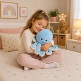  Plišana igračka hobotnica s elastičnim pipcima plava 50 cm | shoptok.hr