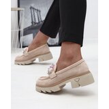 Resti Women's beige openwork moccasins Peloga- Footwear | Shoptok.si