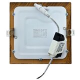  ugradno stropno svetlo square LED/12W/230V 4200K 16,8x16,8 cm braon | Eponuda.com