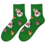 Bratex 2988 X-Mass Socks Women's 36-41 green d-034