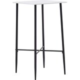vidaXL barska miza bela 60x60x111 cm mediapan, (20625160) | Shoptok.si