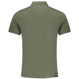 MIlitary Academy muška polo majica kratkih rukava sa zlatnim vezom orla i kontrastnim detaljima maslinasta | shoptok.hr