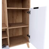 home24 PREDSOBA bela, hrast artisan | Shoptok.si