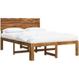  Krevetni okvir s uzglavljem ROSTOCK Prirodna 135 x 190 cm | shoptok.hr