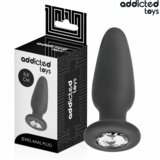 Addicted Toys Anal ANALNI ČEP Addicted Toys With Jewel Black (S) | Shoptok.si