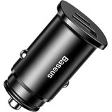 Baseus Square Metal Series avtopolnilec z USB-A in USB-C vhodoma 30W črne barve Cene