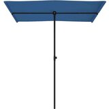vidaXL Zunanji senčnik z aluminijastim drogom 180x130 cm sinje moder | Shoptok.si