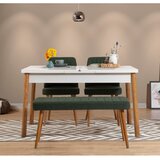  Trpezarijski set santiago white atlantic green Cene