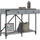  Konzolni stol siva boja hrasta 100x39x78 5 cm konstruirano drvo | shoptok.hr