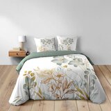 Douceur d intérieur Bela/zelena bombažna posteljnina za zakonsko posteljo/podaljšana 240x220 cm Lolita – | Shoptok.si
