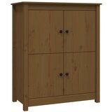 Maison Chic Komoda - Predalnik medeno rjava 83x41,5x100 cm trdna borovina, (21717698) Cene