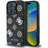 Guess Originalni ovitek GUHMP16XP4PWPK za iPhone 16 Pro Max - MagSafe - Stamp - PU - črn, (21758587)