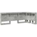  Skladišno uzglavlje Betonski sivi 90 cm Konstruirano drvo | shoptok.hr