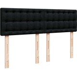  Krevet s oprugama i madracem crni 140x200 cm od tkanine | shoptok.hr
