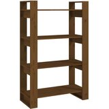 vidaXL Ormarić za knjige / pregrada boja meda 80 x 35 x 125 cm drveni | shoptok.hr