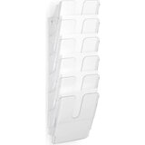 Durable stenski predalnik Flexiplus 6 A4 pokončni 6 delni prozoren | Shoptok.si