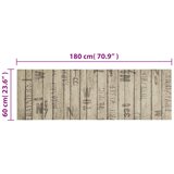  Kuhinjski tepih perivi s uzorkom ograde 60 x 180 cm baršunasti | shoptok.hr