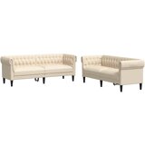  2-dijelni set sofa krem od tkanine | shoptok.hr