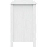  Stol s ladicama Bijelo 100 x 45 x 74 cm Čvrsto borovo drvo - Bijelo | shoptok.hr