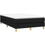  Box spring postelja z vzmetnico črn 120x200 cm blago, (20725183) | Shoptok.si